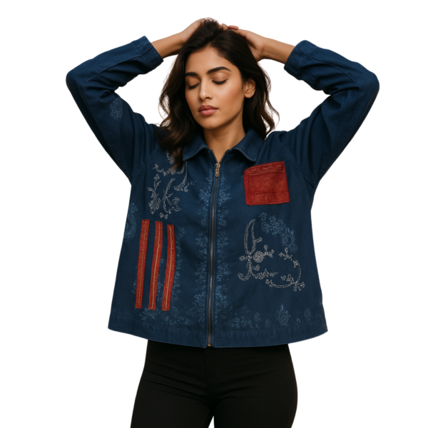 "Noor" Handcrafted Premium Unisex Jacket - Image 5